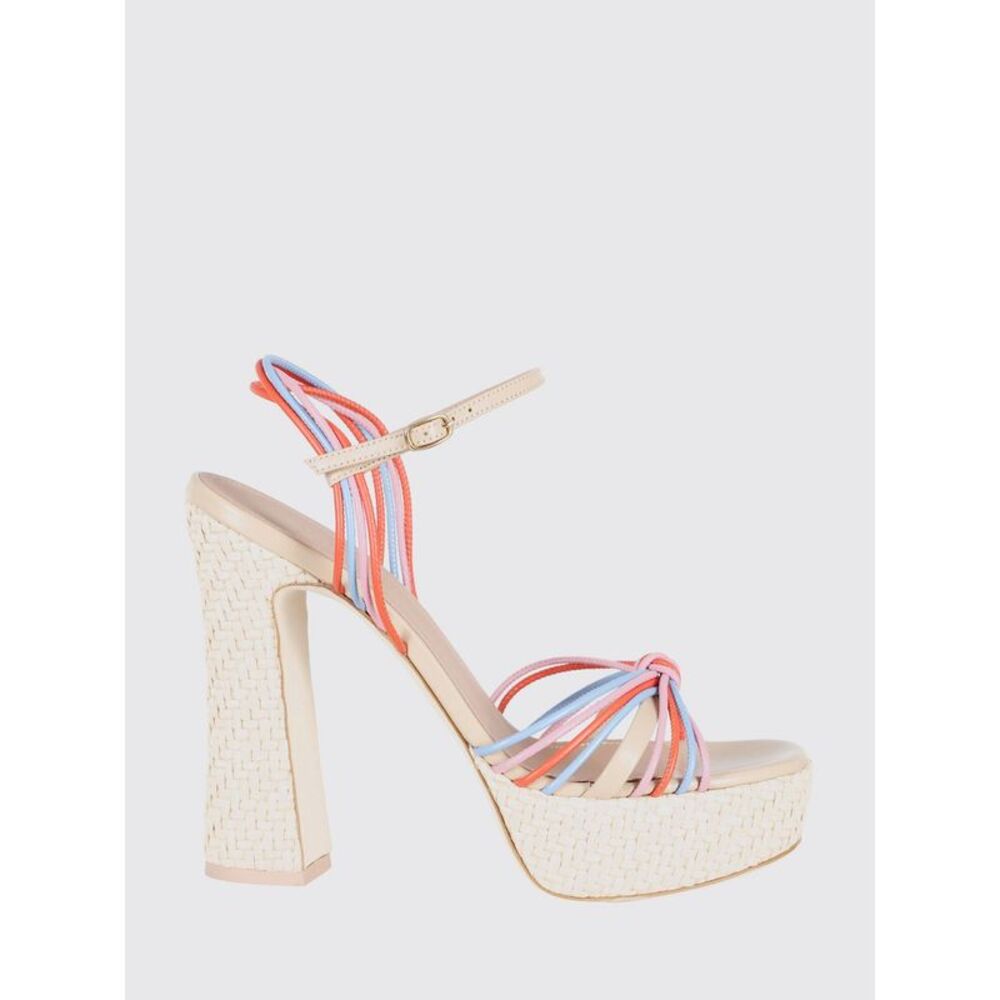 Malone Souliers Heeled Sandal Woman Yellow